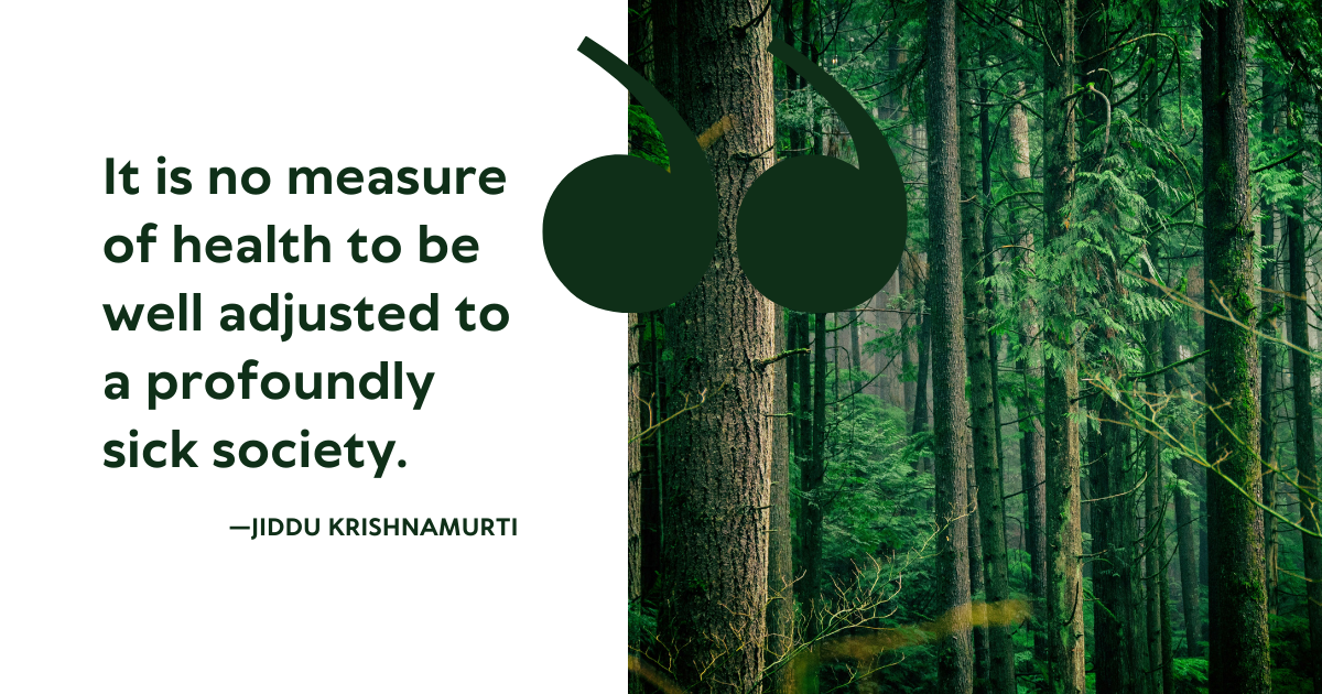 image of a quote by jiddu krishnamurti